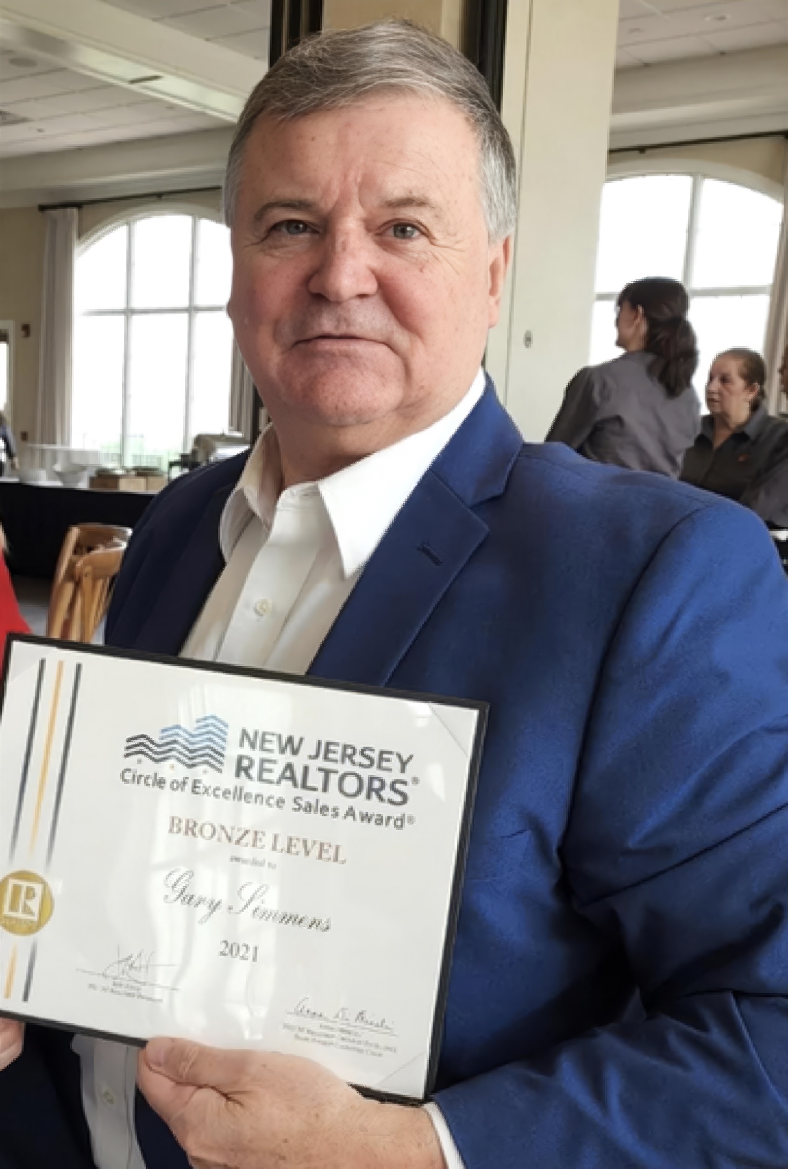 NJ Realtors Circle of Excellence Bronze Award 2021